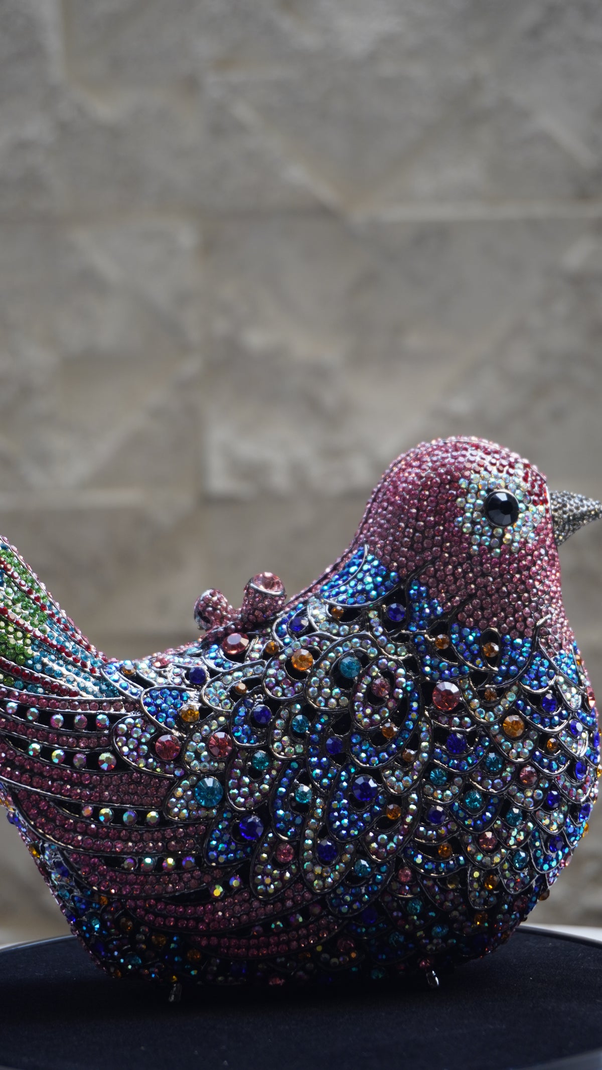 HER LABEL Multicolour Crystal Bird Handbag additional view