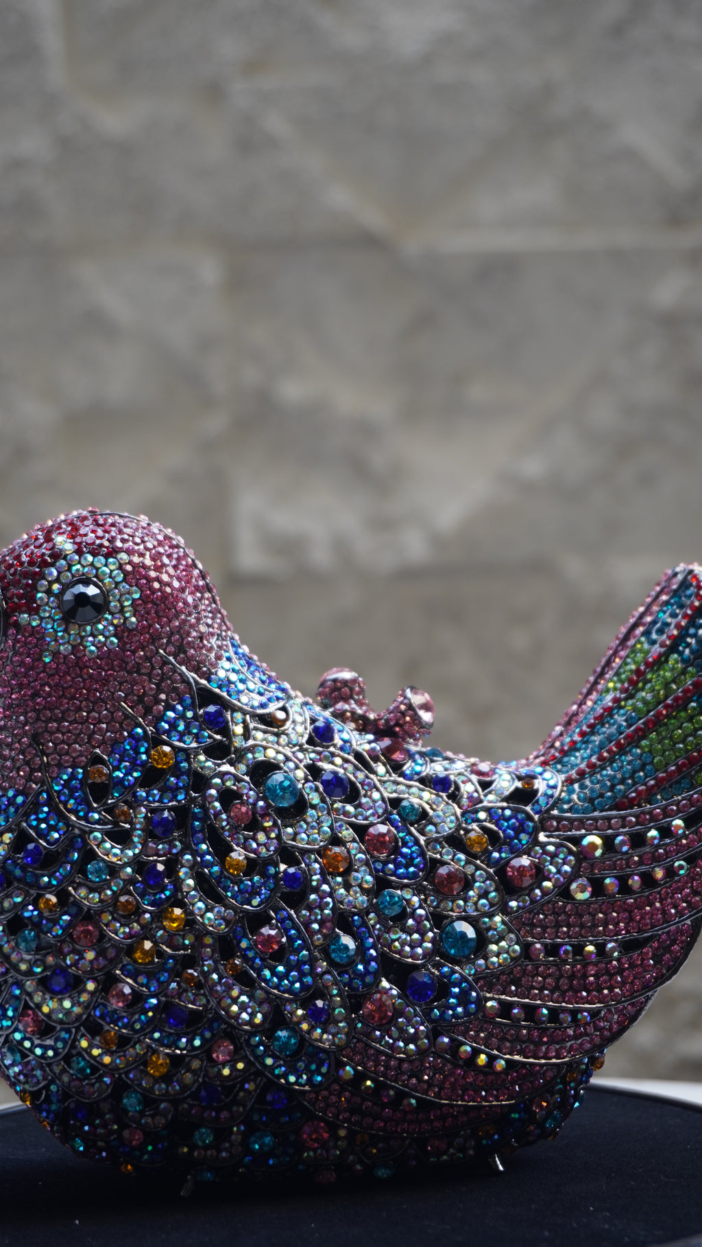 HER LABEL Multicolour Crystal Bird Handbag additional view