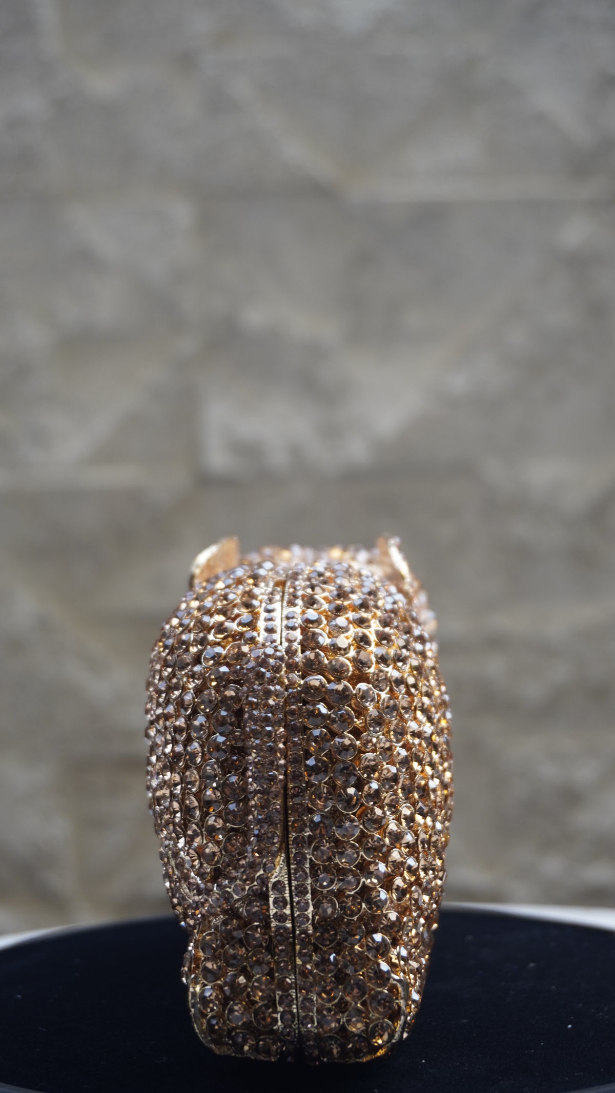 HER LABEL Golden Crystal Elephant Handbag additional view