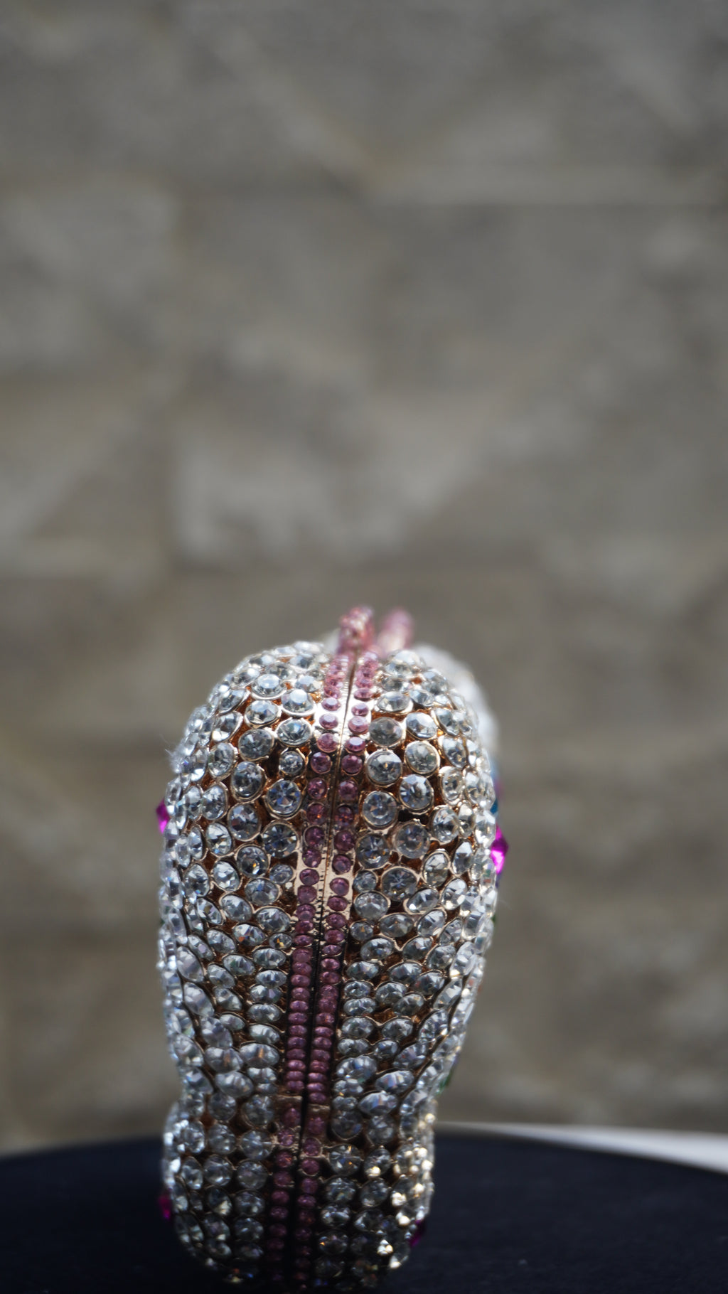 HER LABEL Multicolour Crystal Butterfly Handbag front view
