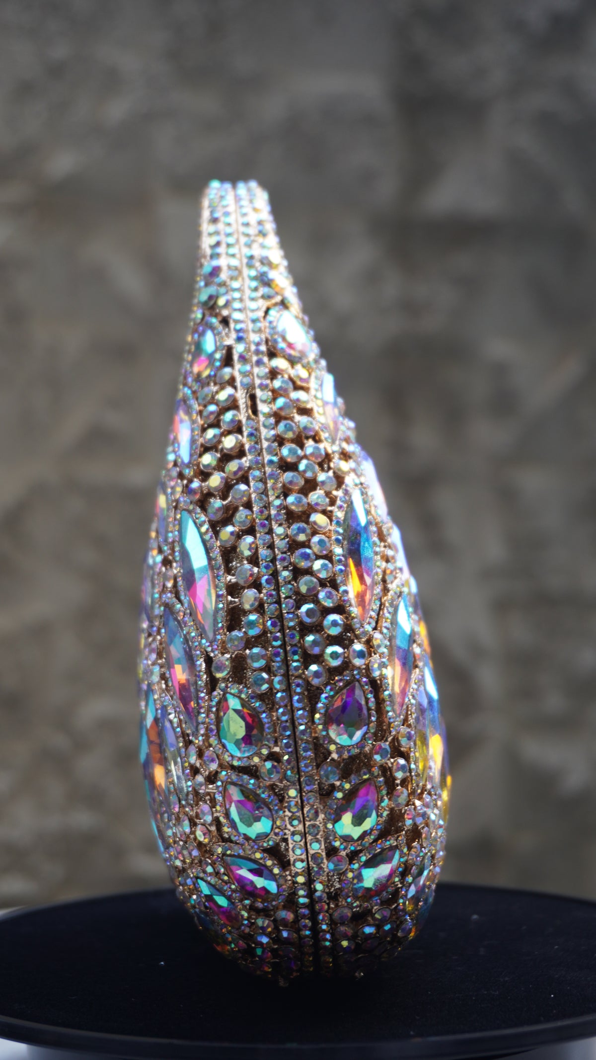 HER LABEL Multicolour Crystal Top Handle Handbag additional angled view